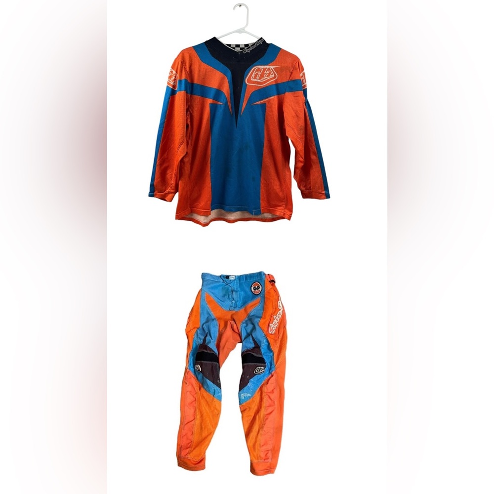 TROY LEE DESIGNS YOUTH GP PANTS ORANGE MOTOCROSS DIRT BIKE MX Size 28/XL
